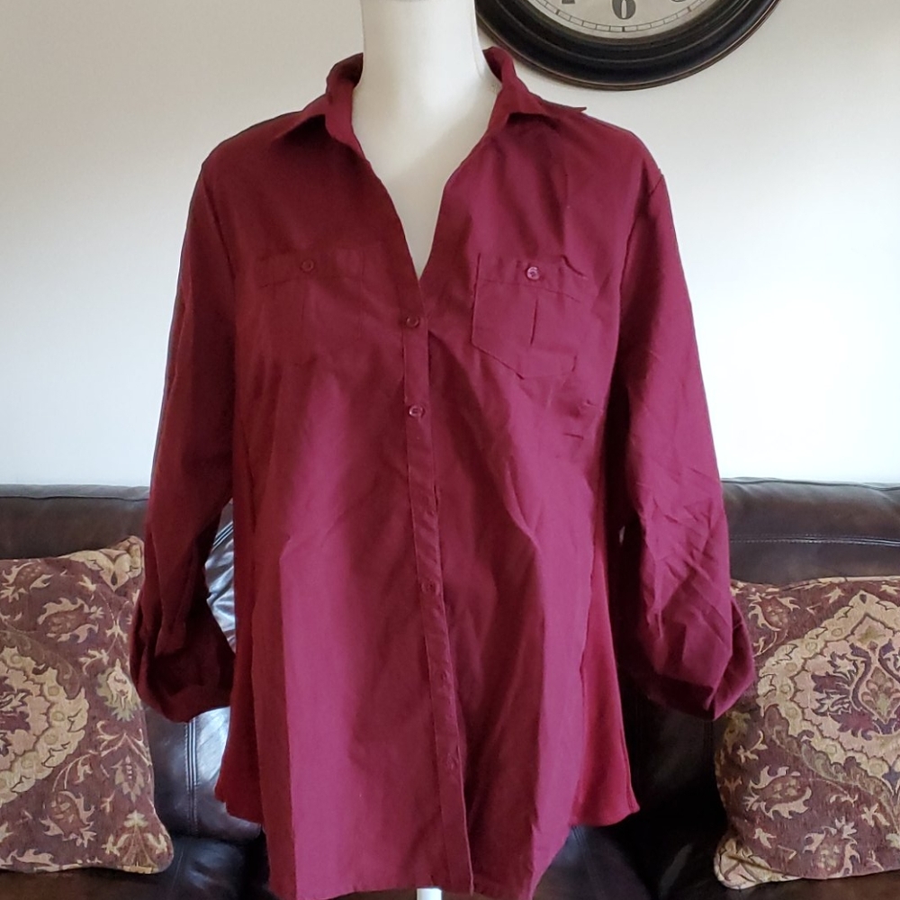 Sultry plus blouse